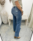 Judy Blue straight leg distressed 88447