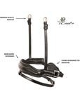 Replacement Noseband of ExionPro 'Leo' Classic Dressage Bridle
