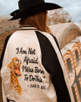 Cream and Black Jacket