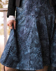 Denim Rose Skirt