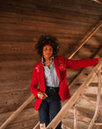Red Velvet Jacket