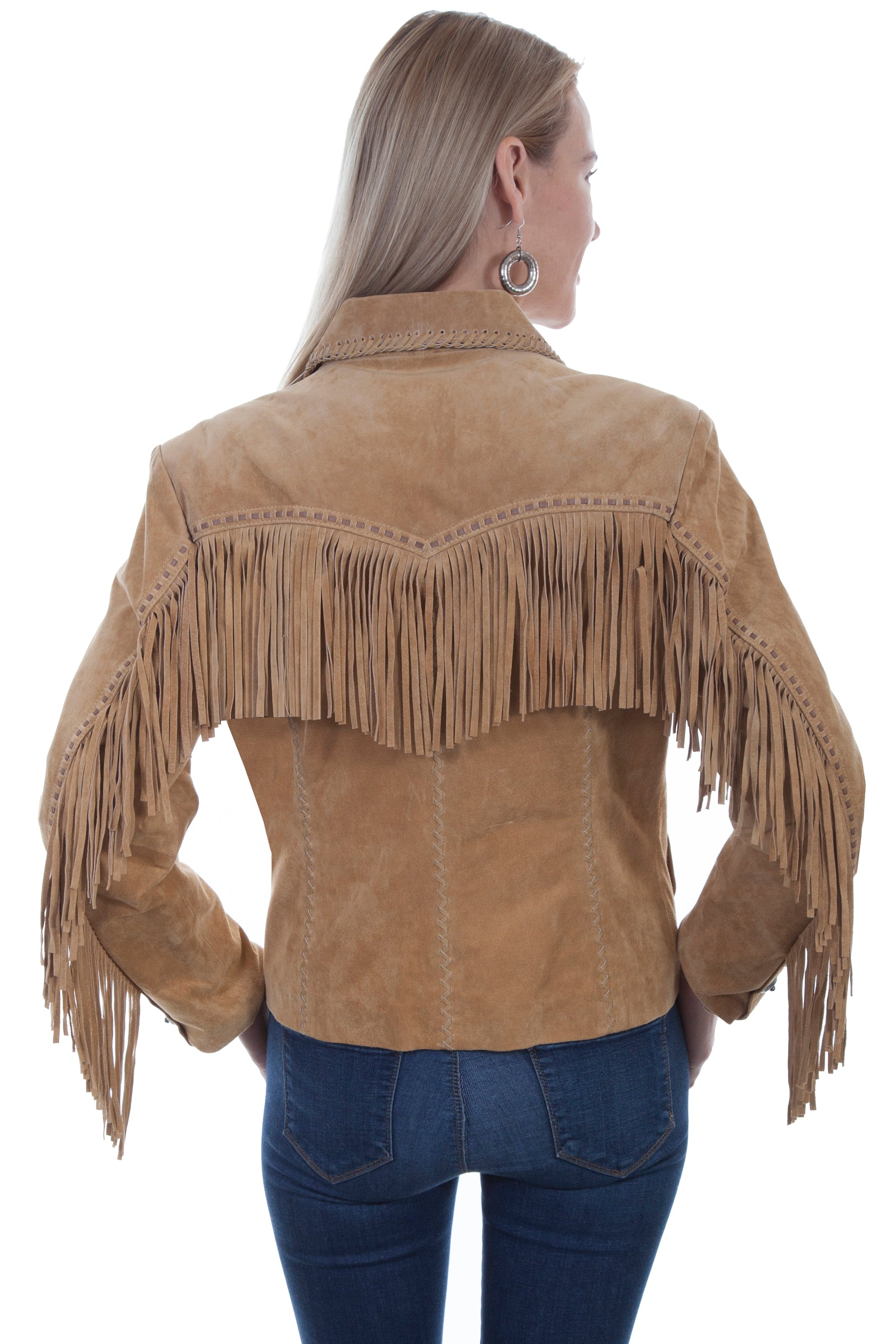Fringe/lacing Jacket - L1016