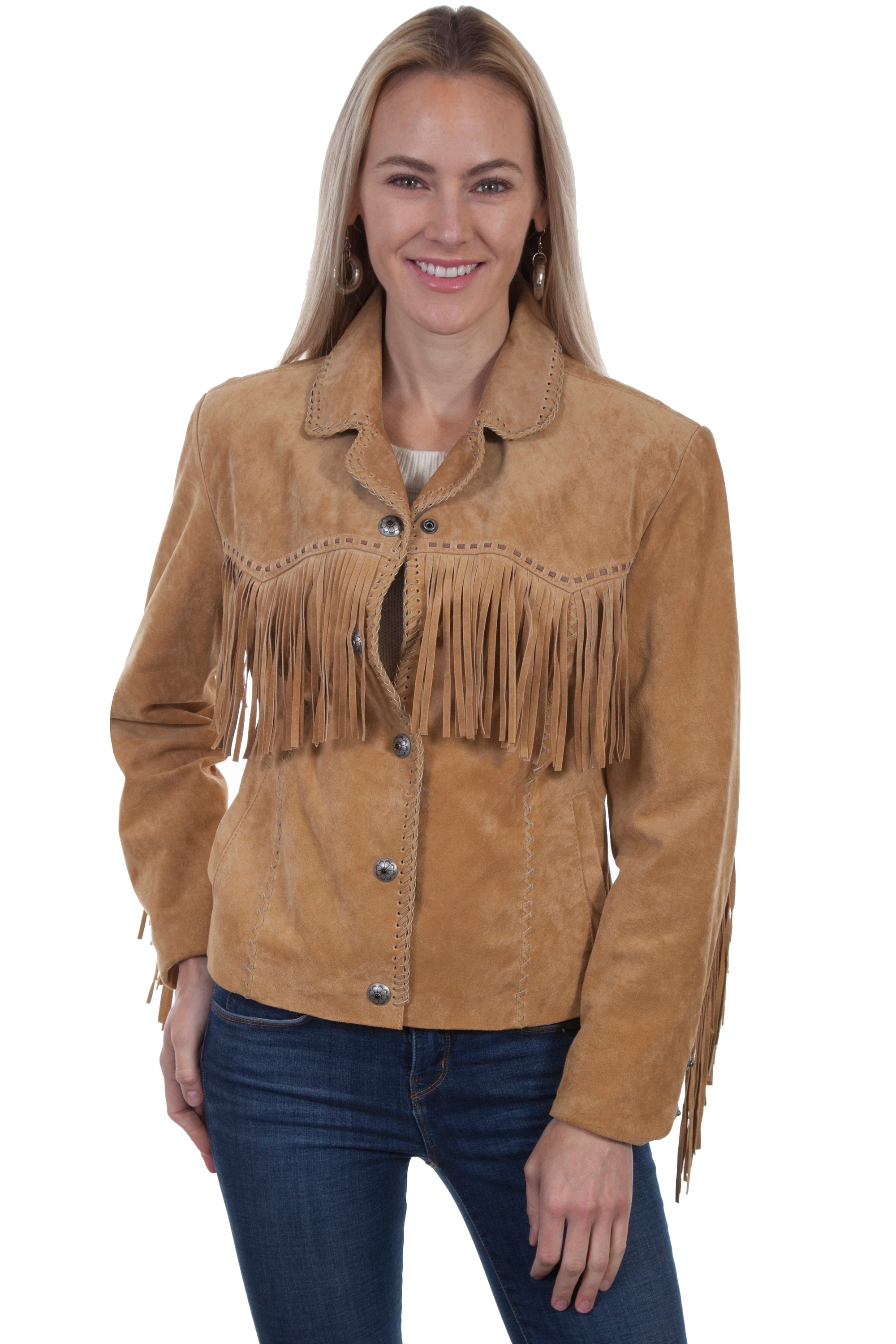 Fringe/lacing Jacket - L1016
