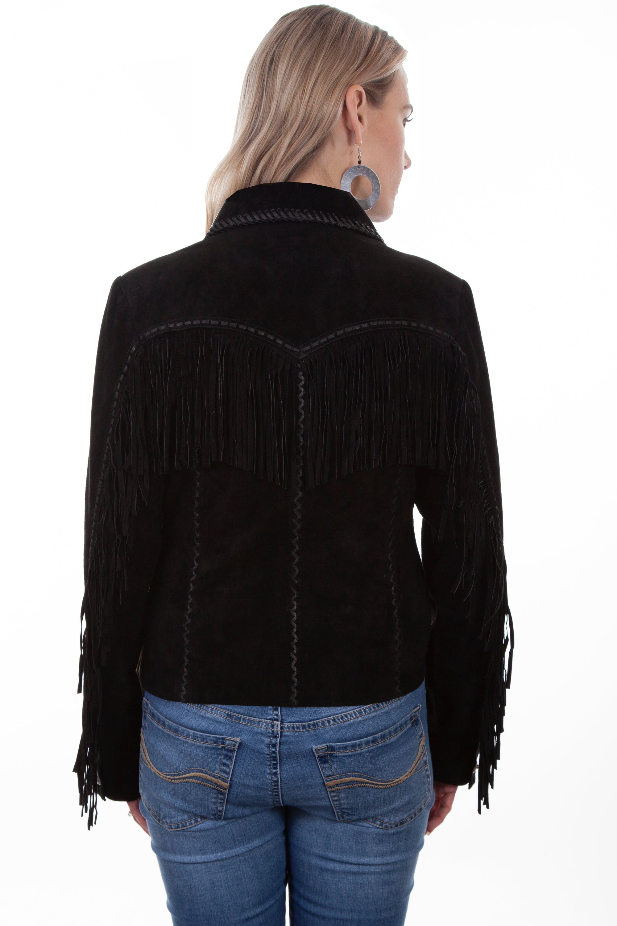 Fringe/lacing Jacket - L1016