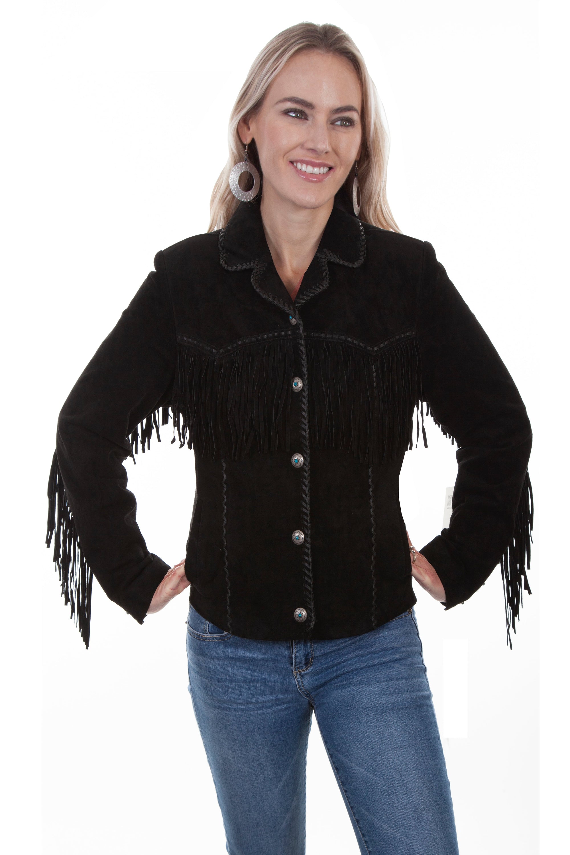 Fringe/lacing Jacket - L1016