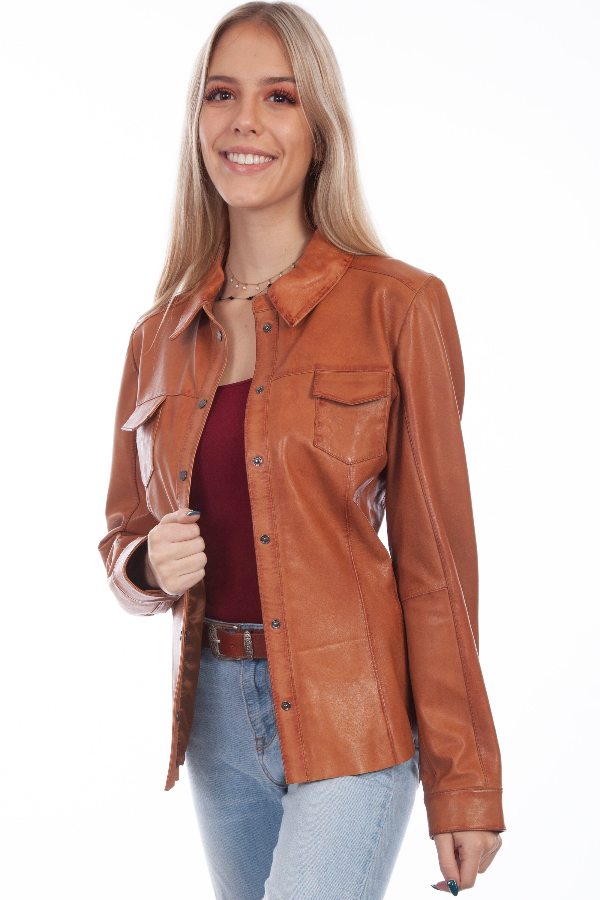Snap Front Shirt Jkt - L1024