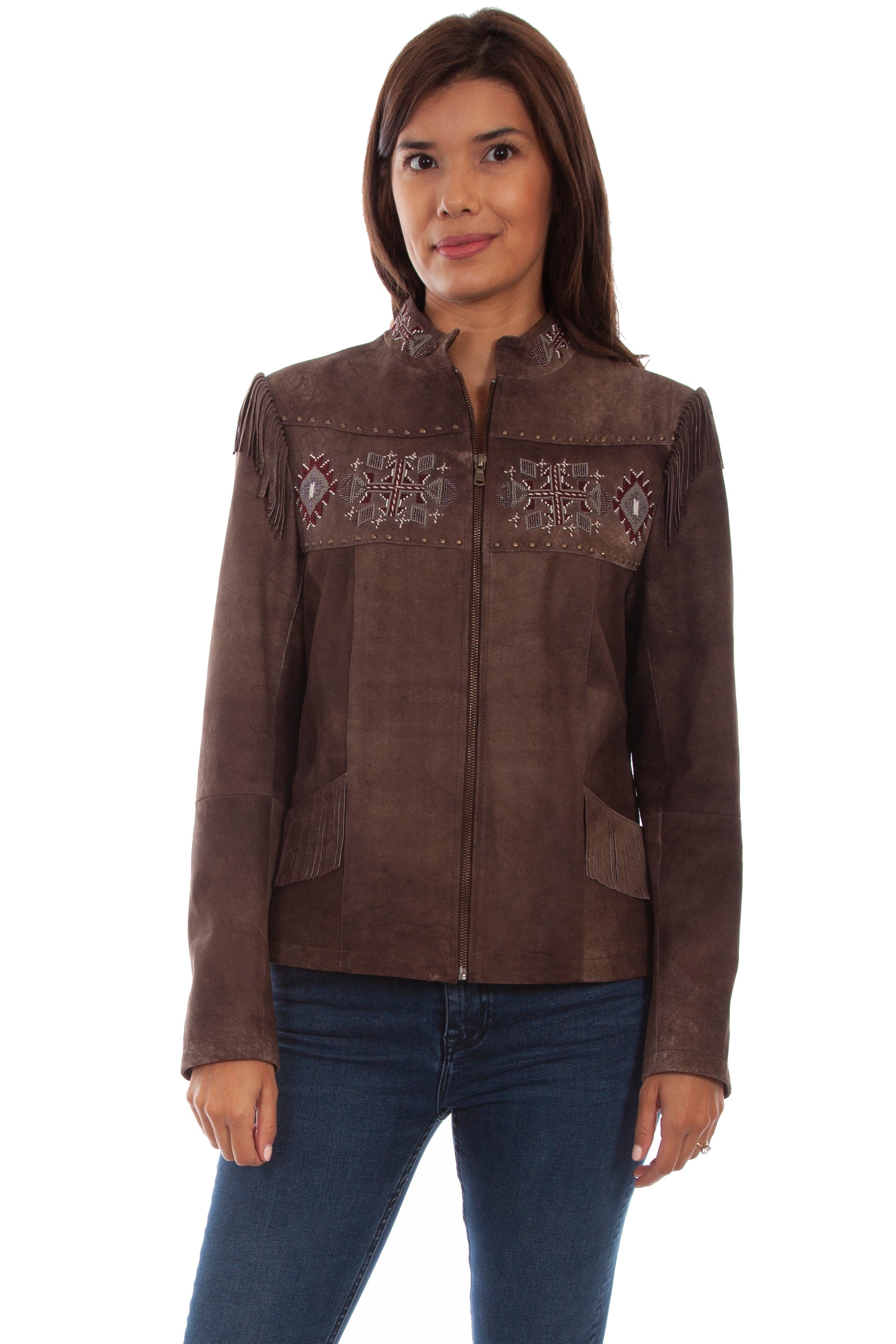 Beaded/fringe Jacket - L1051