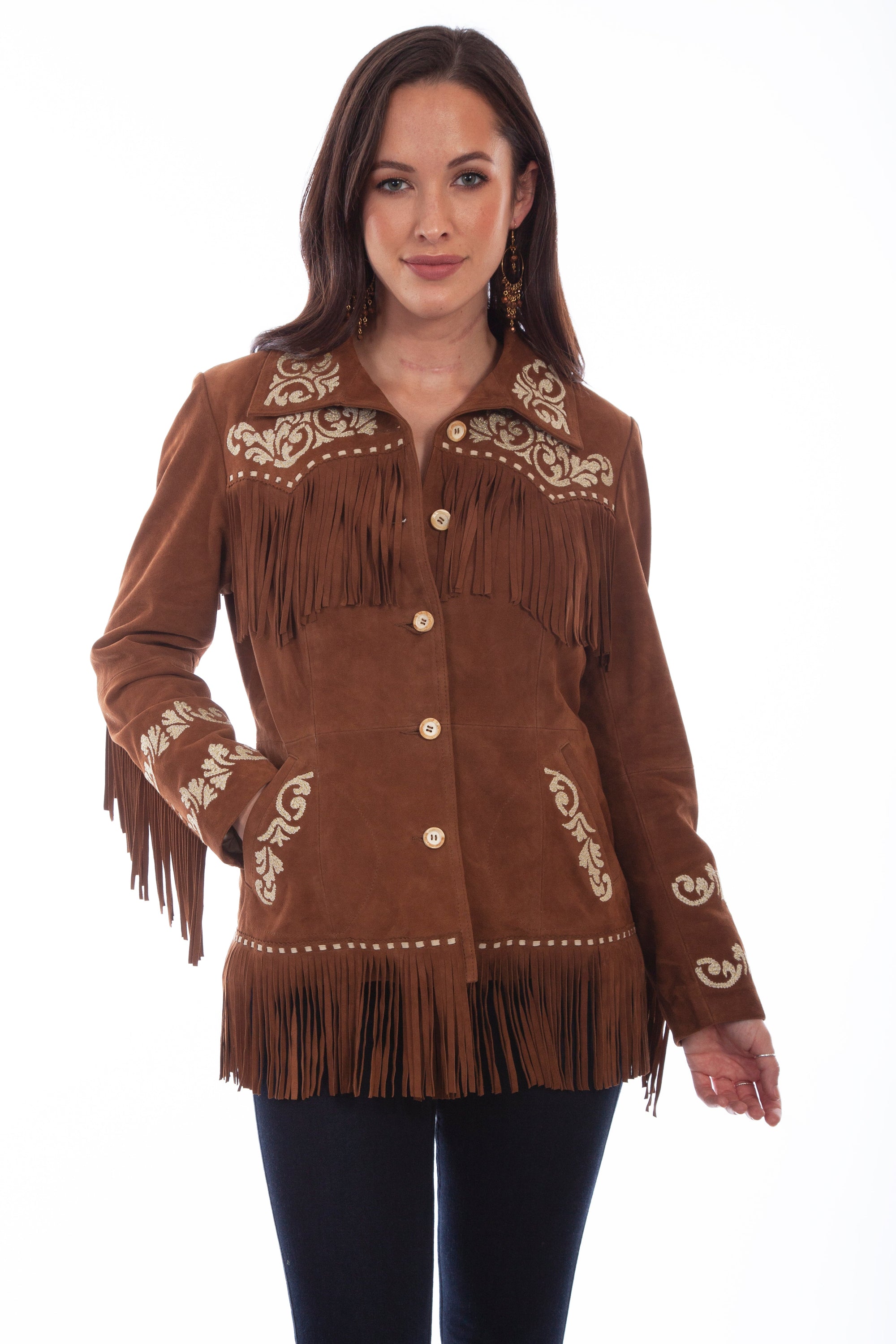 Fringe/embro Jacket - L1055