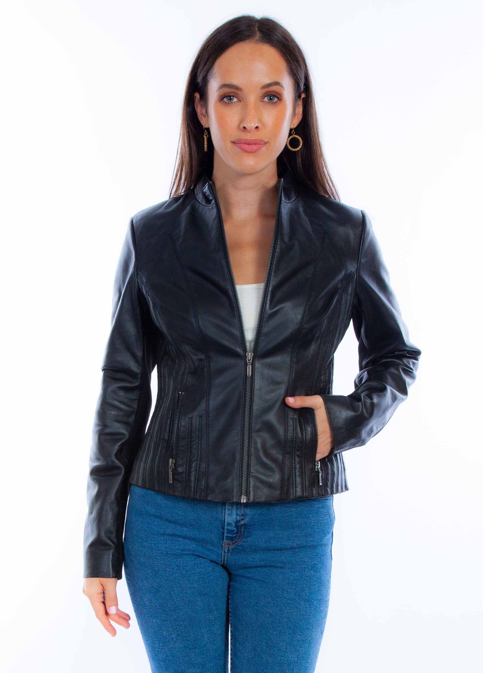 Ladies Zip Front Jacket - L1084