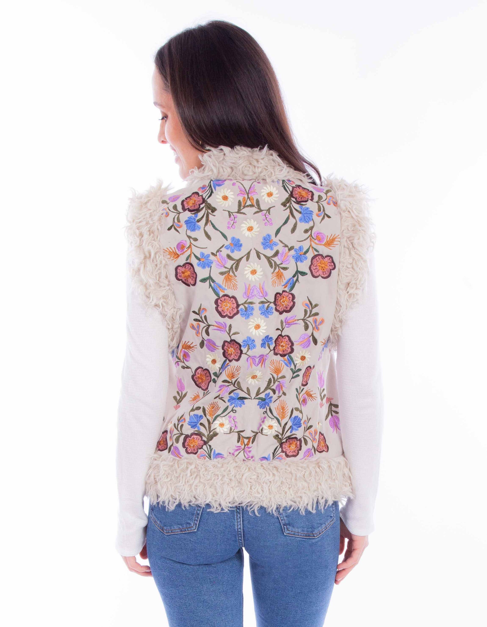 Emb Ladies Vest - L1116