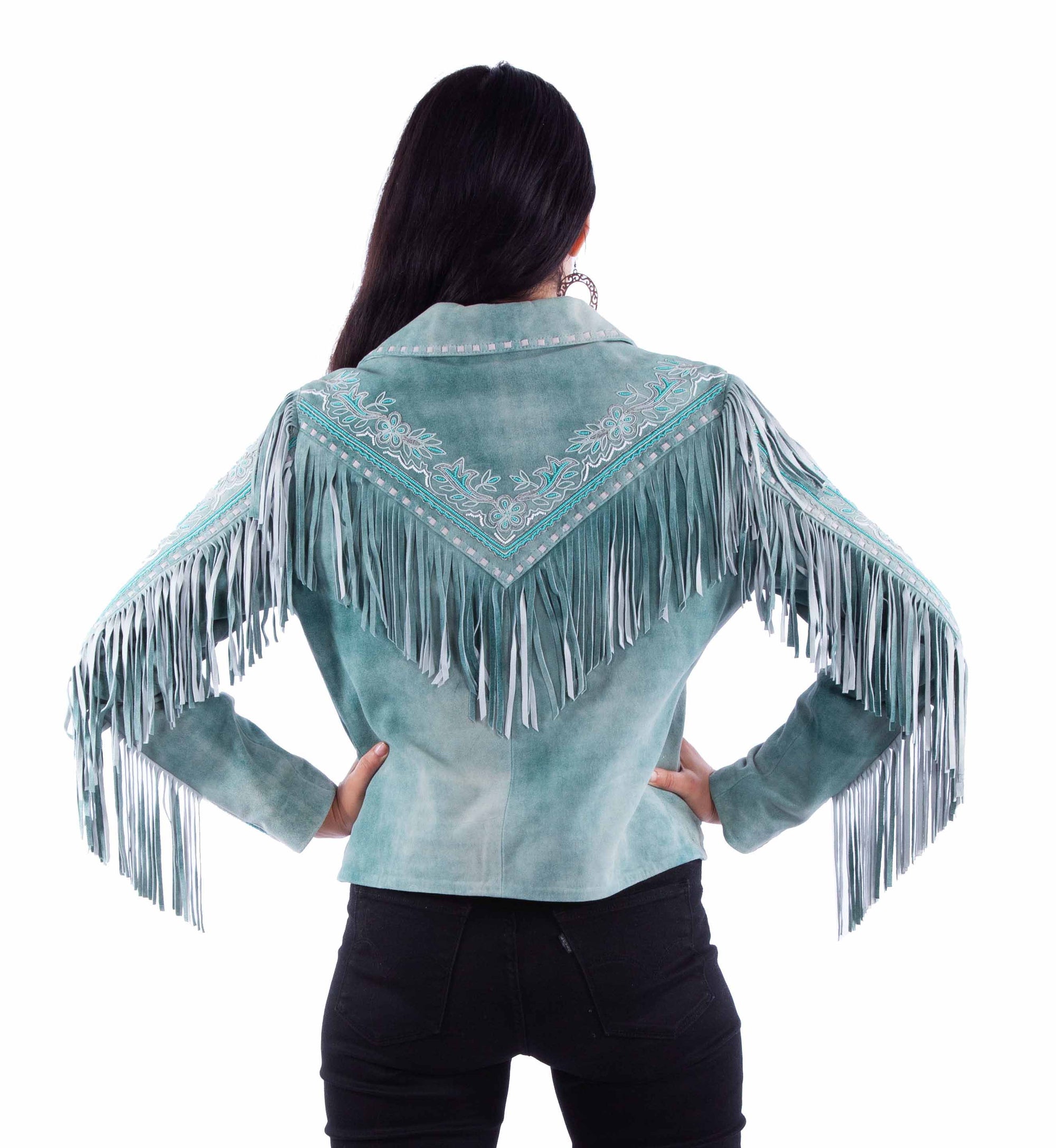 Ladies Fringe Jacket - L1120