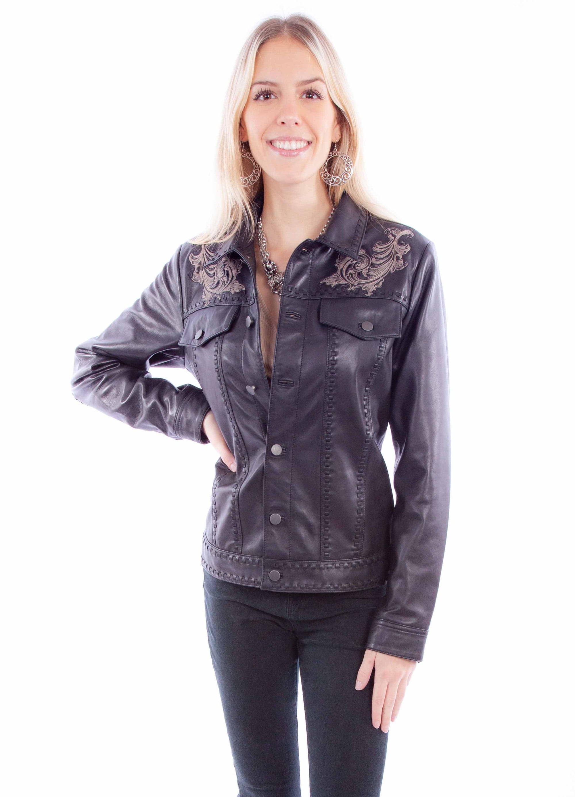 Ladies Embo Jacket - L1121