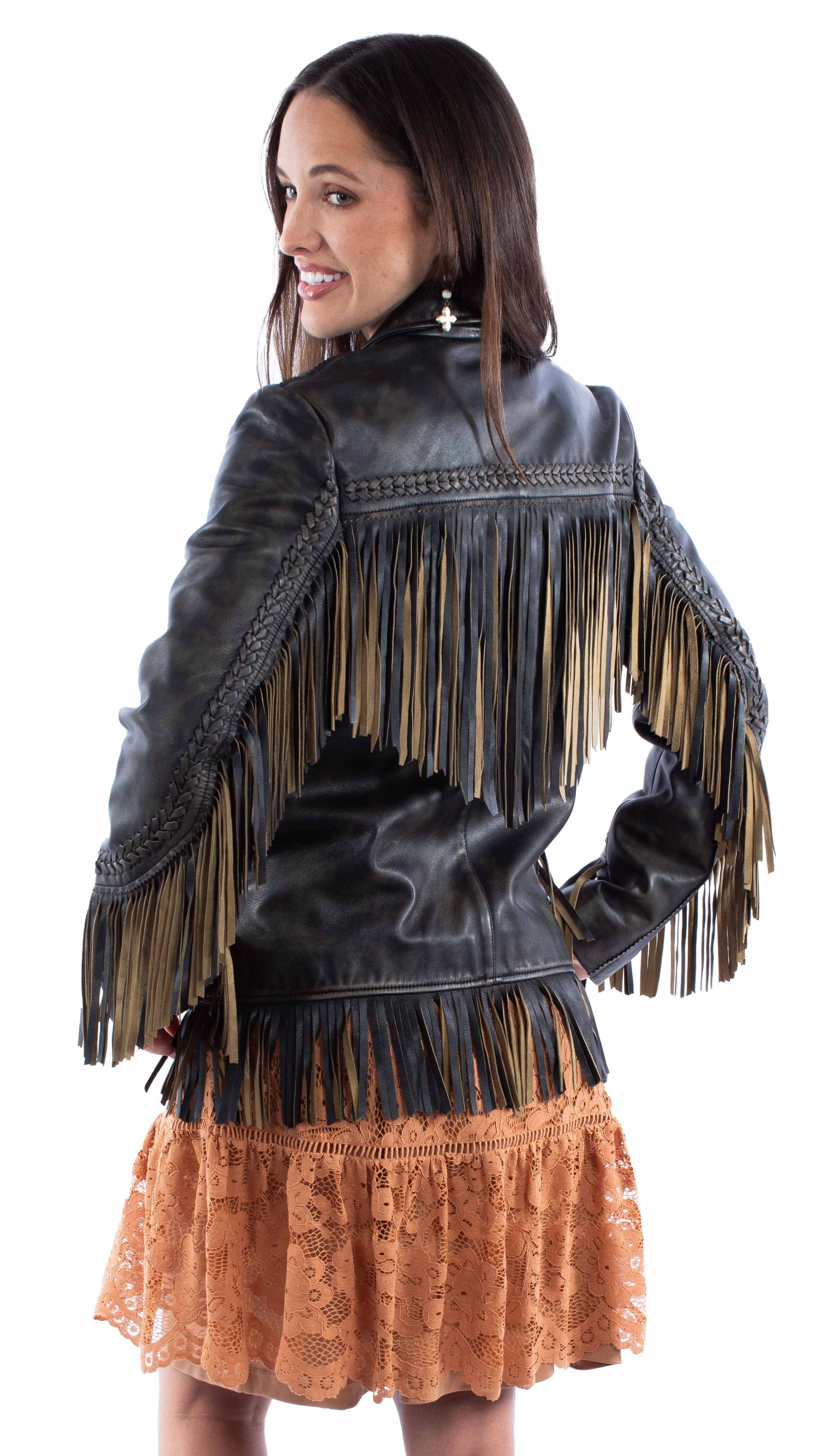 Ladies Fringe Jacket - L1137