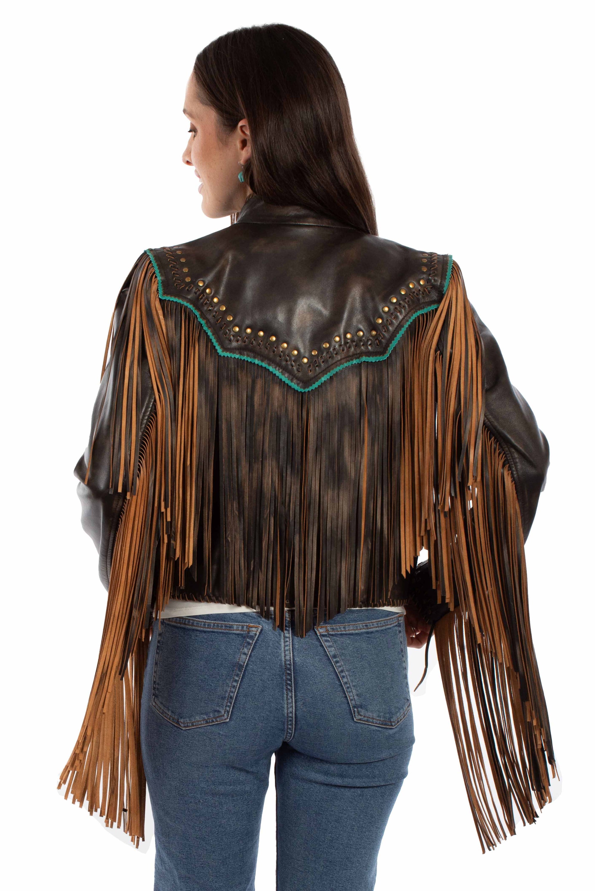 Ladies Fringe Jacket - L1144