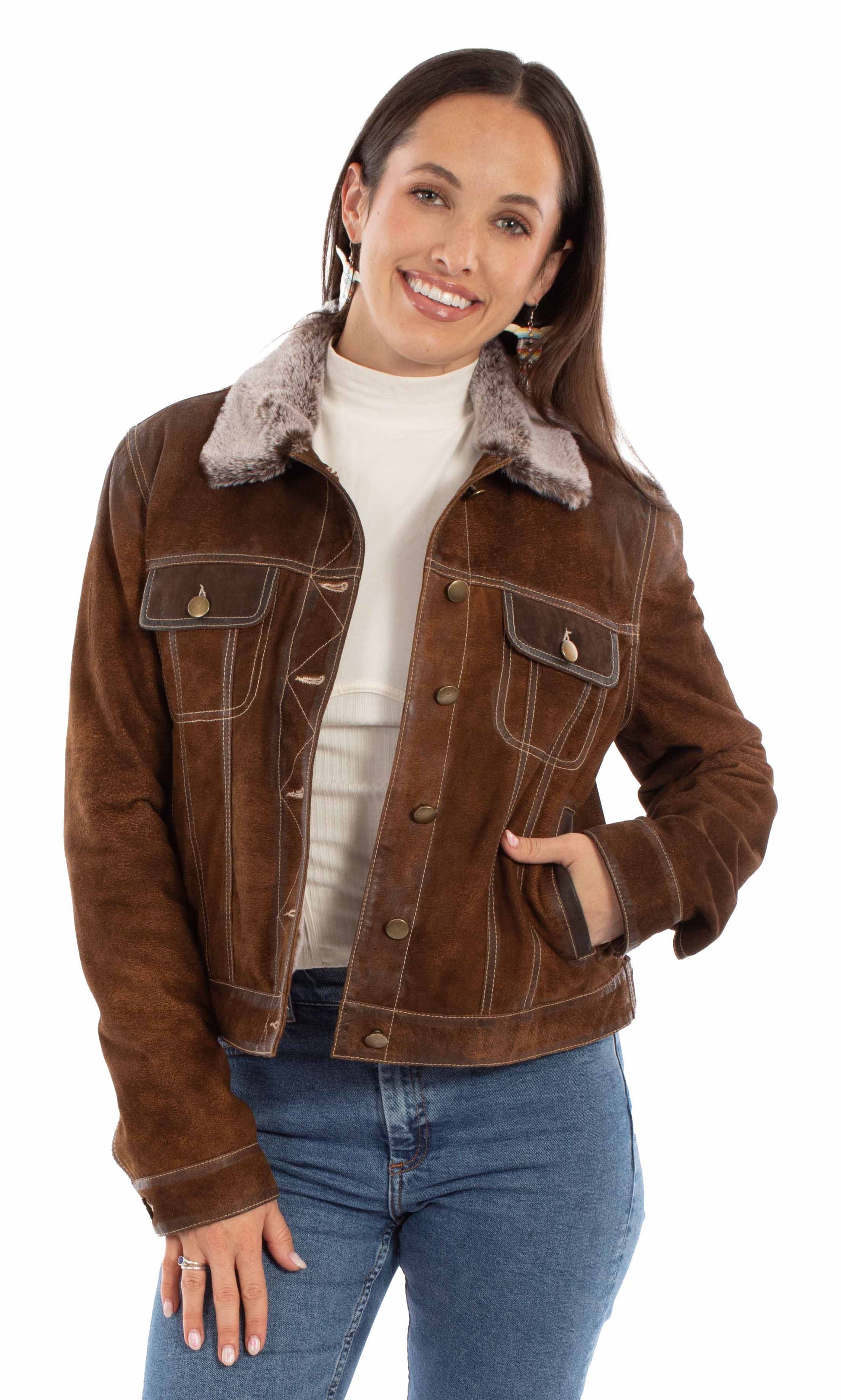Ladies Jean Jacket - L1145