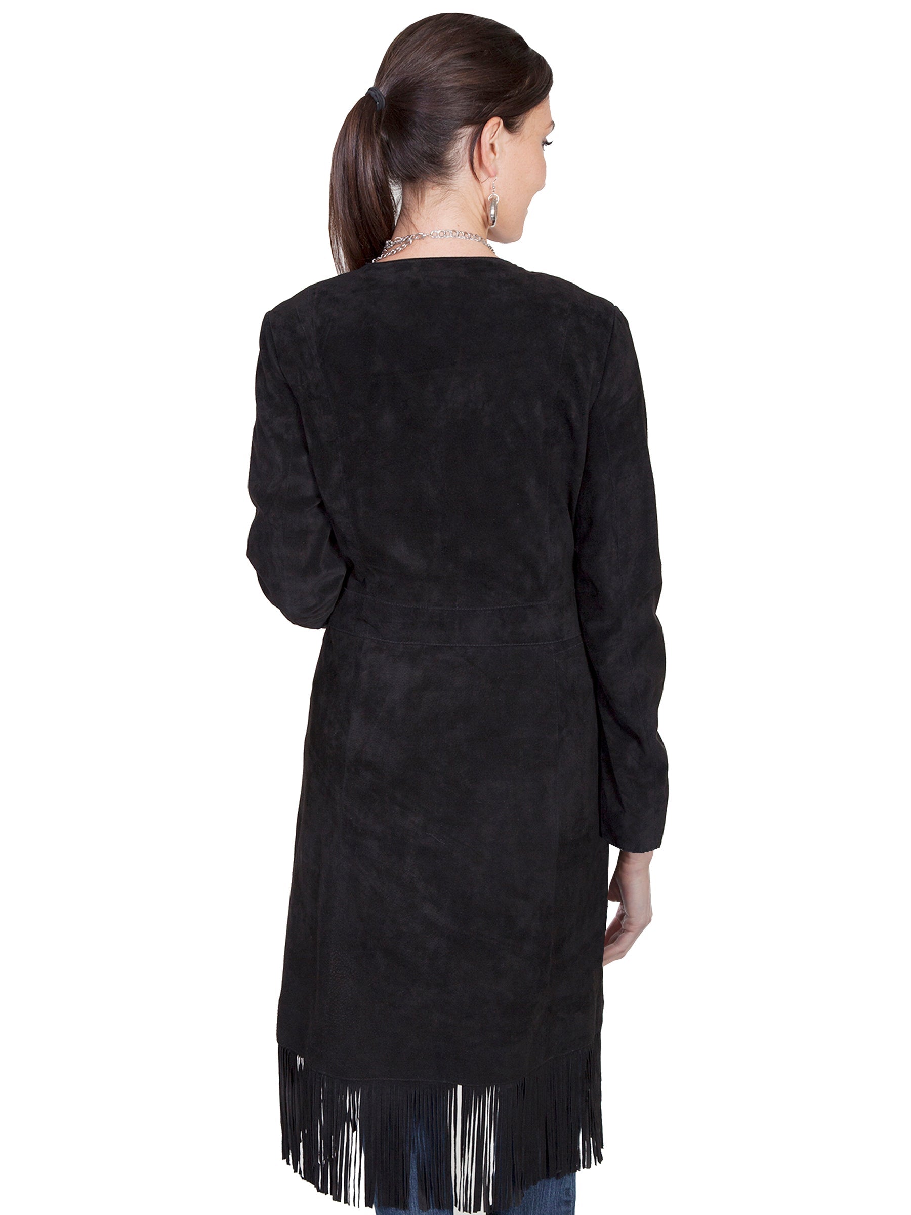 Fringe Long Coat - L19