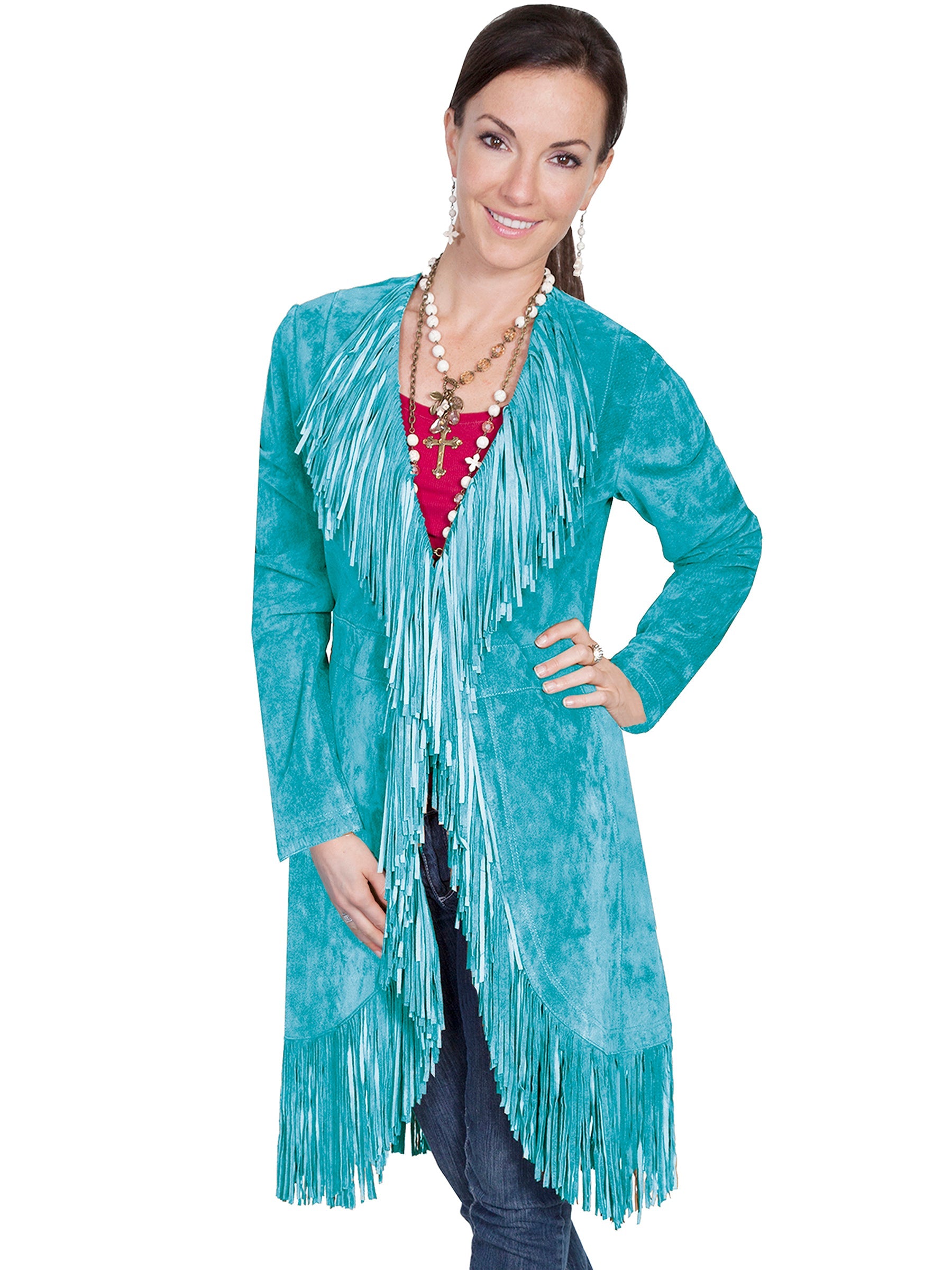 Fringe Long Coat - L19