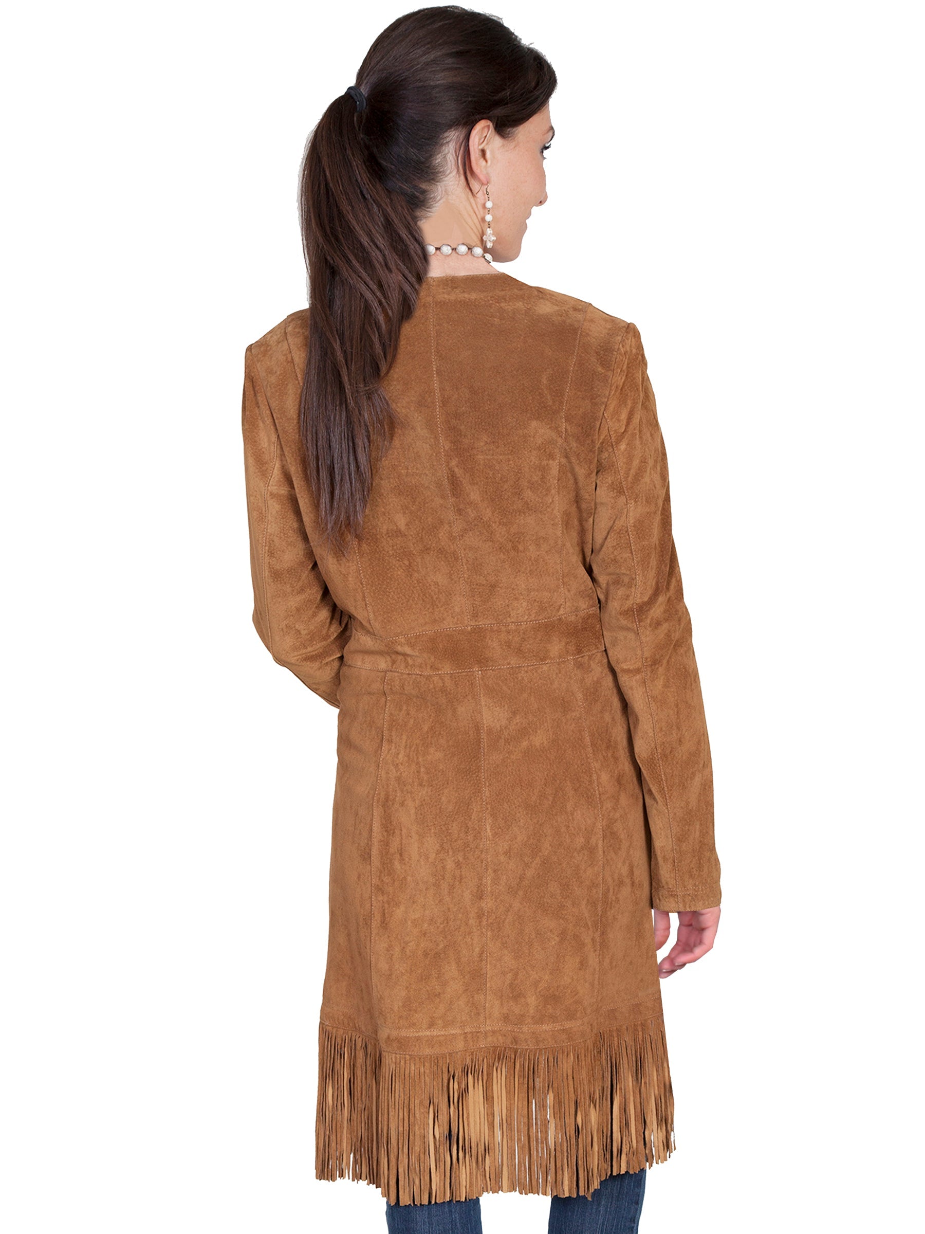 Fringe Long Coat - L19