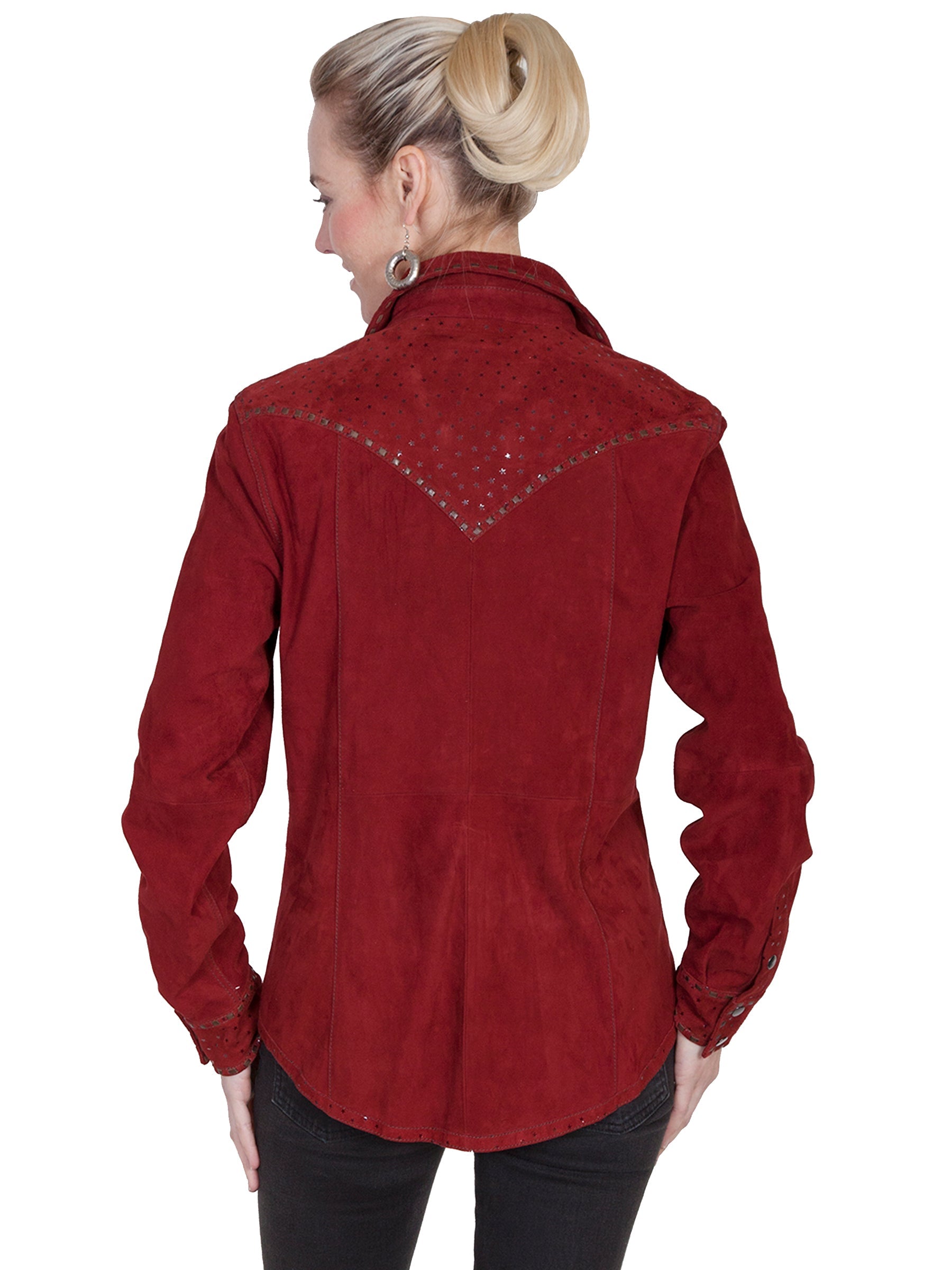 Star Printed Yoke Jkt - L517