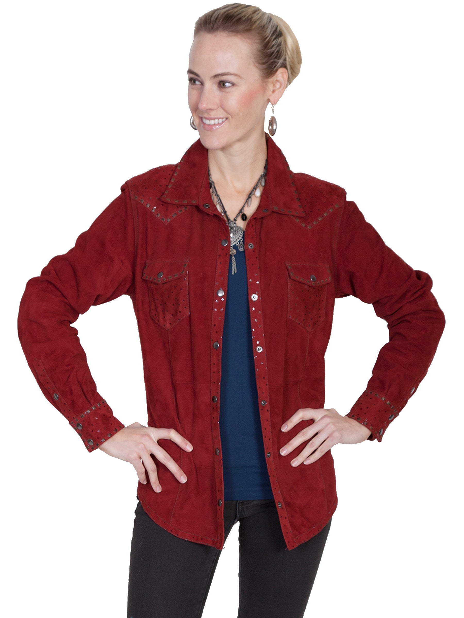 Star Printed Yoke Jkt - L517