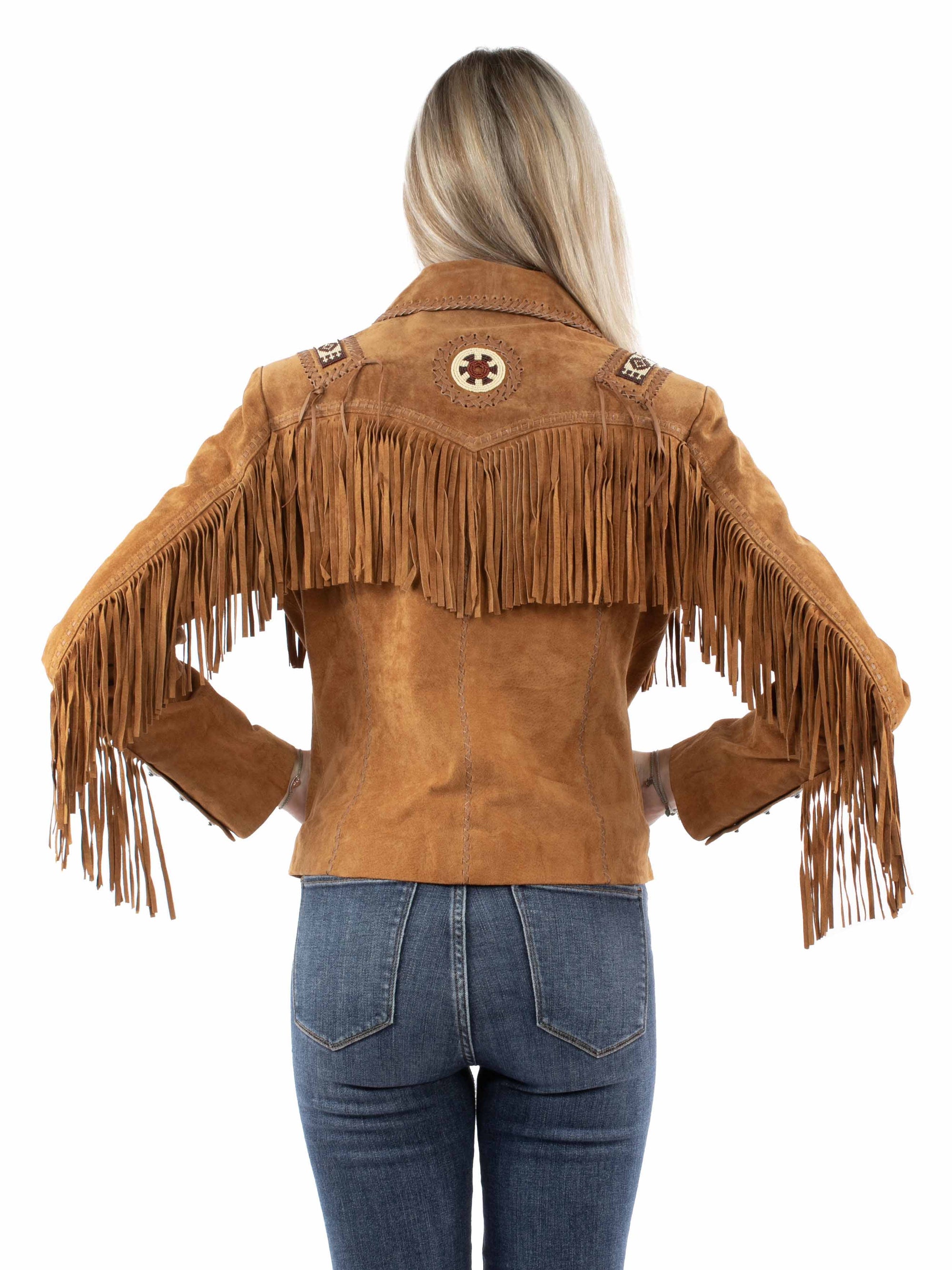 Beaded/fringe Jkt - L758