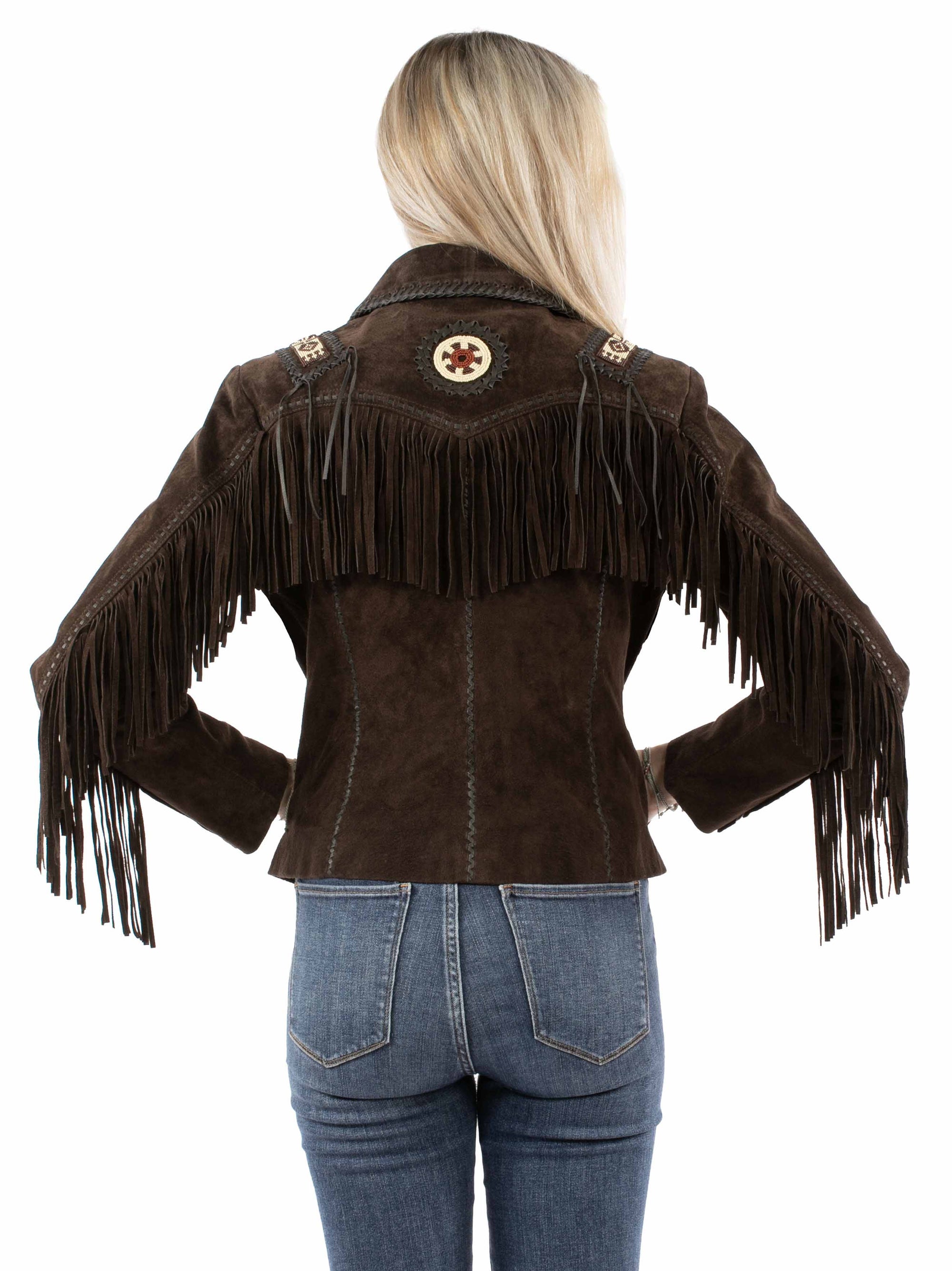 Beaded/fringe Jkt - L758