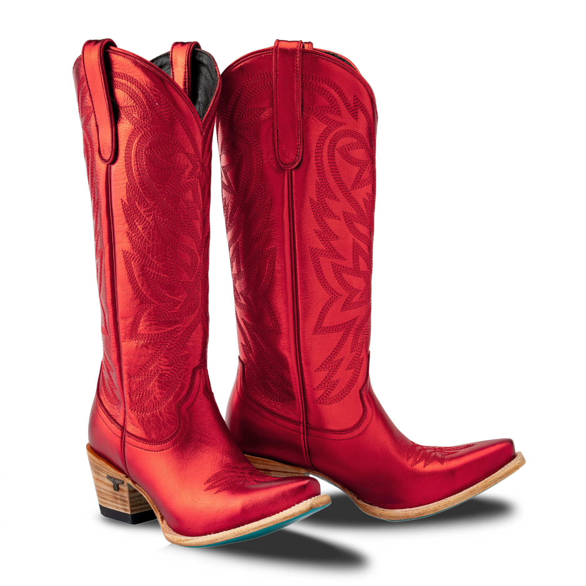 Smokeshow Boot - Red Metallic