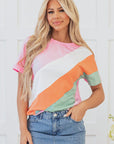 Sylvie Seamed Crewneck Top