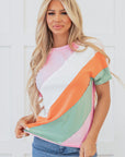 Sylvie Seamed Crewneck Top