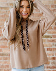 Elodie Textured Drawstring Baggy Hoodie
