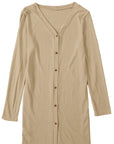 Madison Open-Front Buttons Cardigan