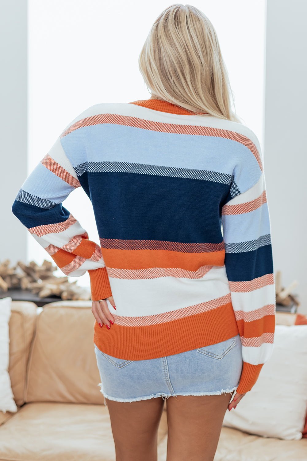 Olivia Round Neck Tunic Sweater