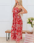 Aylin Floral Spaghetti Strap Maxi Dress