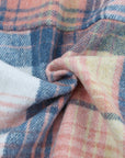 Addison Plaid Flap Pockets Shacket