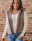 Wrenley Bows Sherpa Fleece Vest
