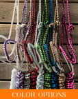 Lariat Mule Tape Halters - Assorted Double Colors-