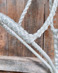 White Mule Tape Halter with Lariat Noseband