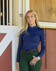 Long Sleeve Lace Competition Shirt With Moisture Wicking Fabric For Superior Comfort