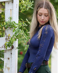 Long Sleeve Lace Competition Shirt With Moisture Wicking Fabric For Superior Comfort