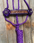 Purple Mule Tape Halter - Purple Gardenia 