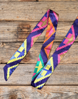 Multi Colored Western Skinny Mini Wild Rag Scarf / Cowgirl Necktie 