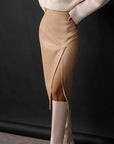 Faux Leather Skirt -clearance