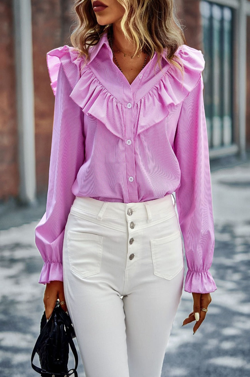 Pink Aldean Blouse -clearance