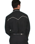 Solid W/cont. Piping Shirt - P-620