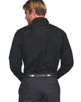 Floral Tooled Embroidery Shirt - P-634X