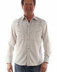 Floral Tooled Embroidery Shirt - P-634X