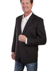 Solid Blazer W/tonal Piping - P-656SX