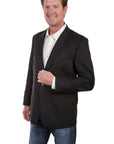 Solid Blazer W/tonal Piping - P-656SLX