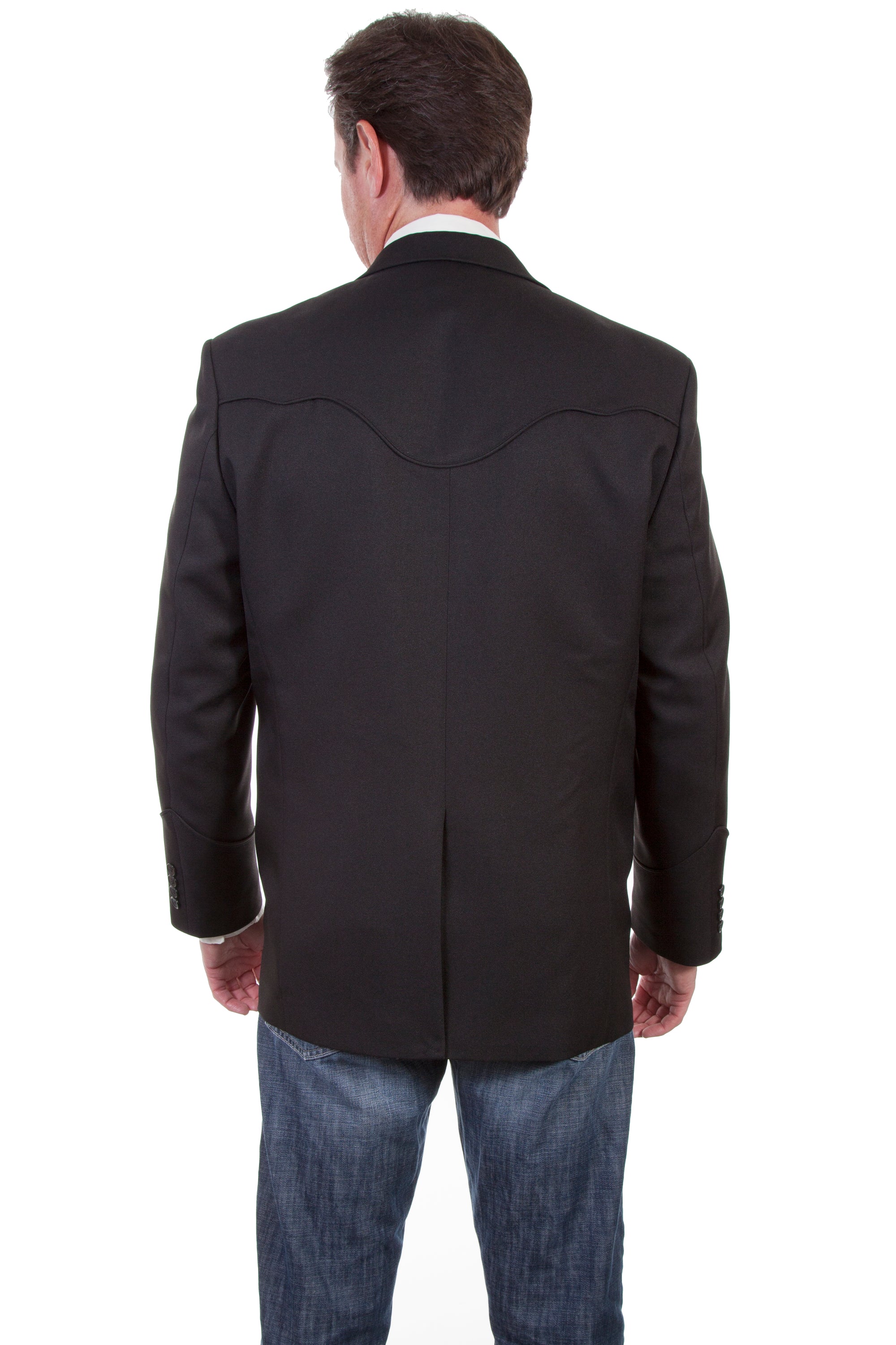Solid Blazer W/tonal Piping - P-656SX