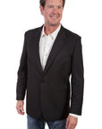 Solid Blazer W/tonal Piping - P-656SL